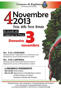 Locandina 4 Novembre 2013