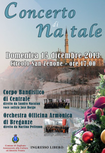 Locandina Concerto di Natale 2013